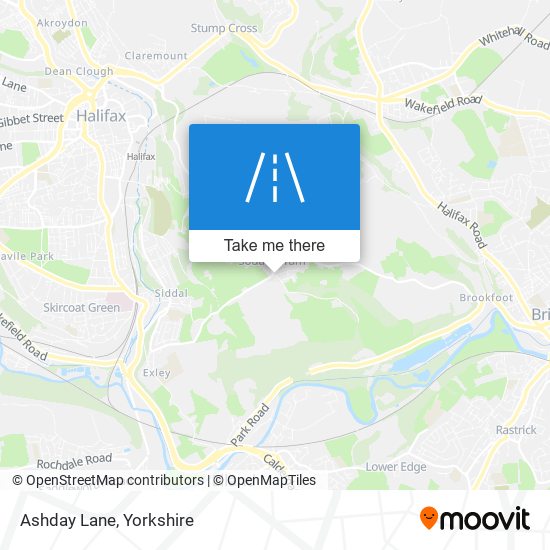 Ashday Lane map