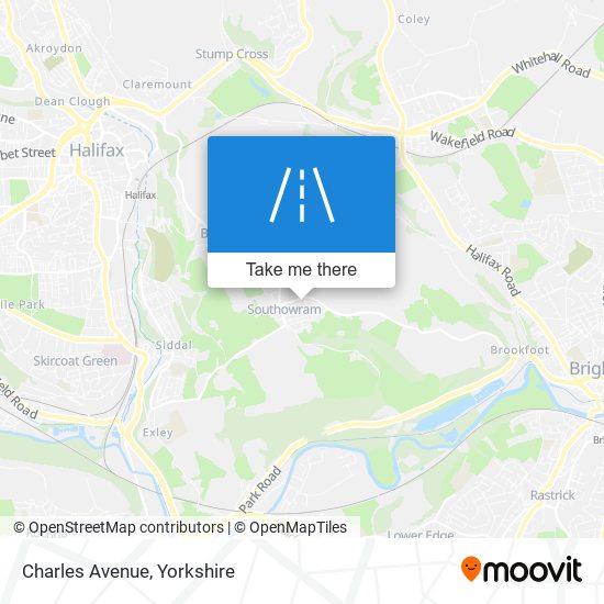 Charles Avenue map