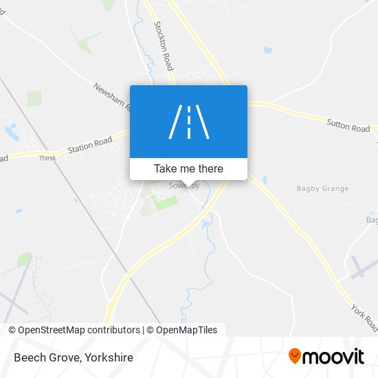Beech Grove map
