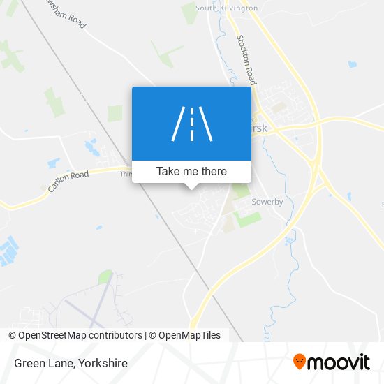 Green Lane map