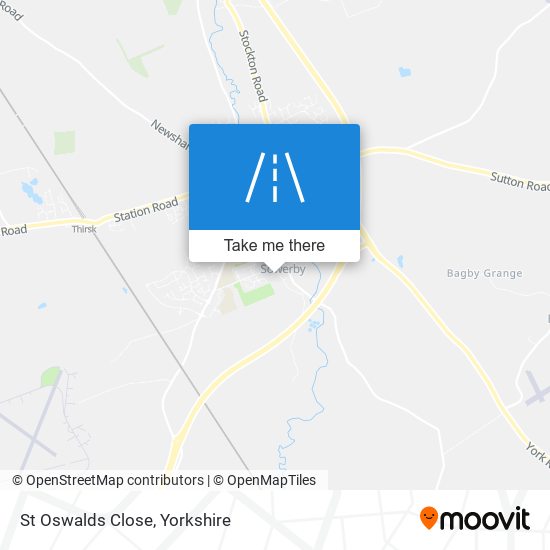 St Oswalds Close map