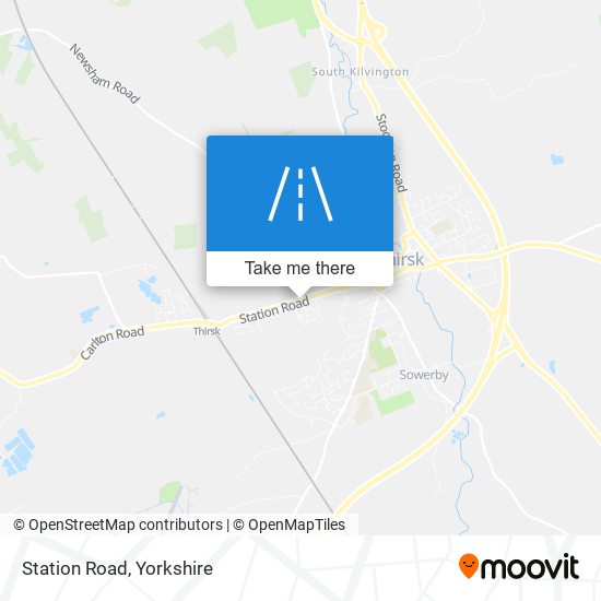 Station Road map