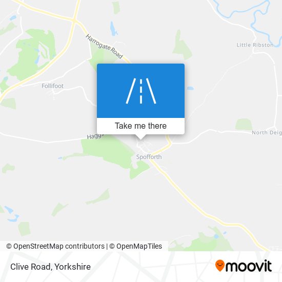 Clive Road map