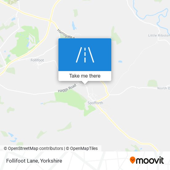 Follifoot Lane map