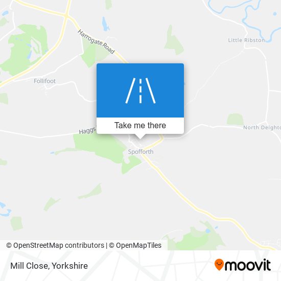 Mill Close map