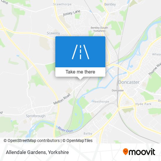 Allendale Gardens map