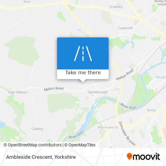 Ambleside Crescent map