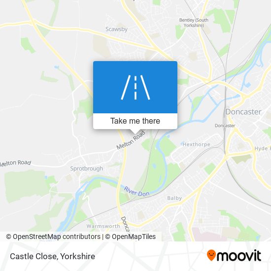 Castle Close map