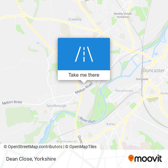 Dean Close map