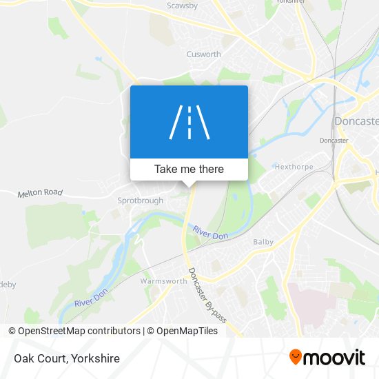 Oak Court map