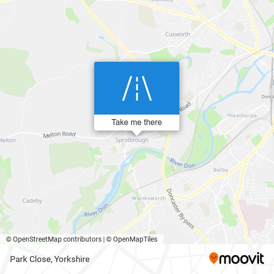 Park Close map