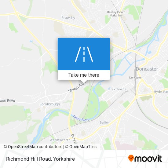 Richmond Hill Road map