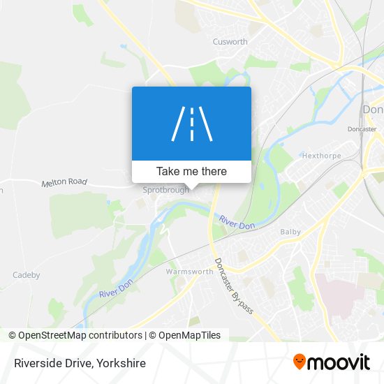 Riverside Drive map