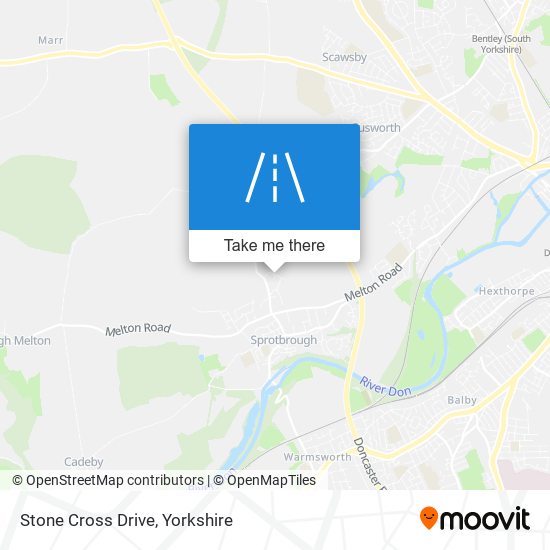 Stone Cross Drive map
