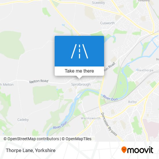 Thorpe Lane map