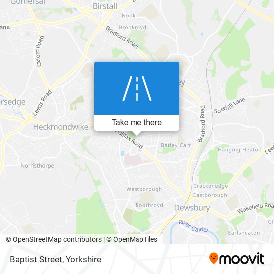 Baptist Street map