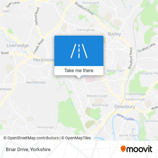 Briar Drive map