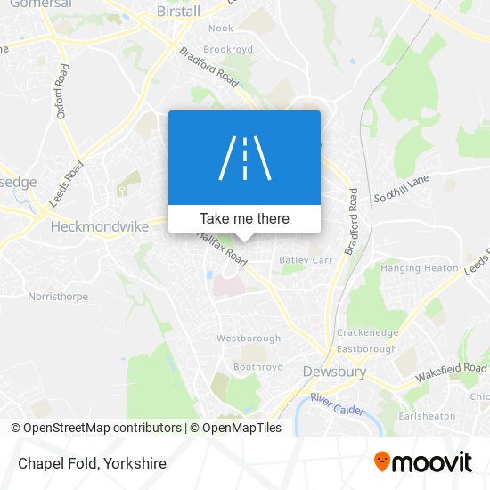 Chapel Fold map