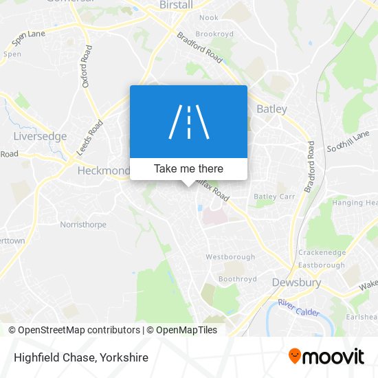 Highfield Chase map