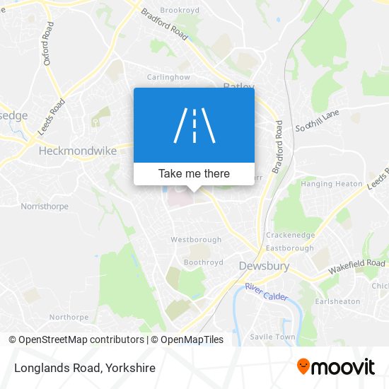 Longlands Road map