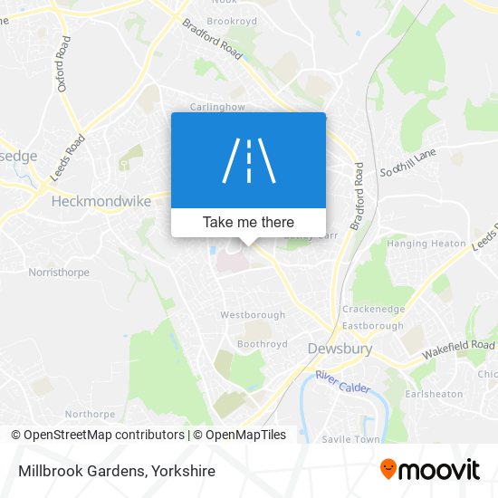 Millbrook Gardens map