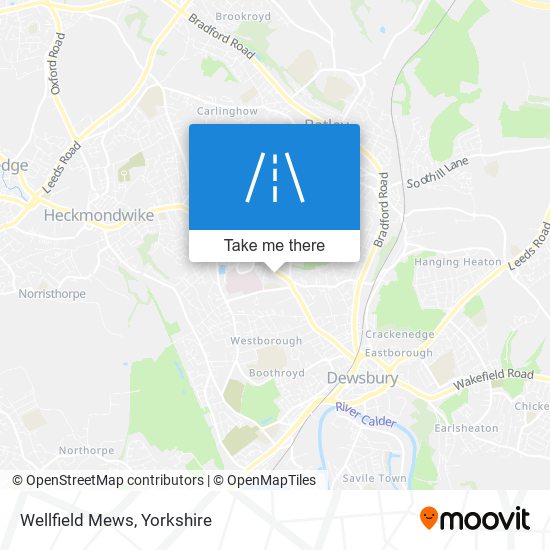 Wellfield Mews map