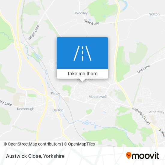 Austwick Close map