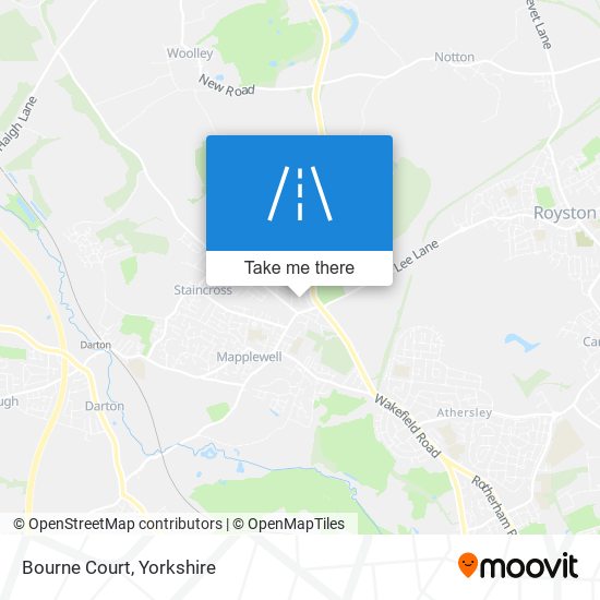 Bourne Court map
