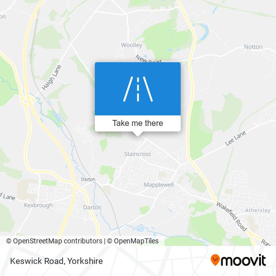 Keswick Road map