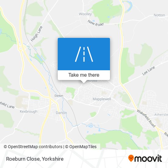 Roeburn Close map