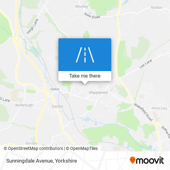 Sunningdale Avenue map