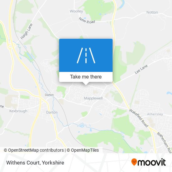 Withens Court map