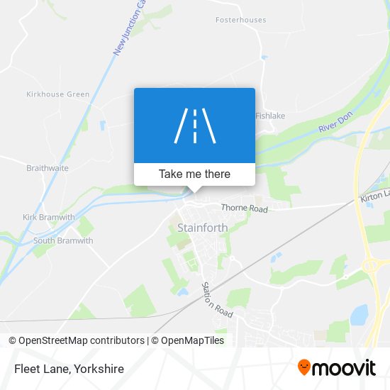 Fleet Lane map
