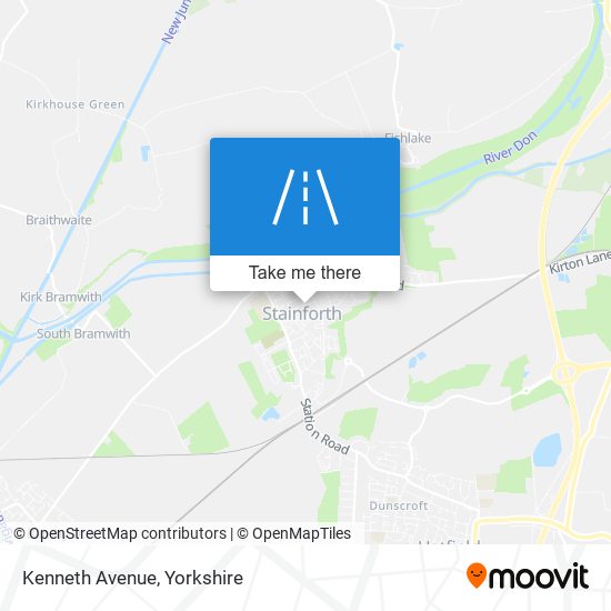 Kenneth Avenue map