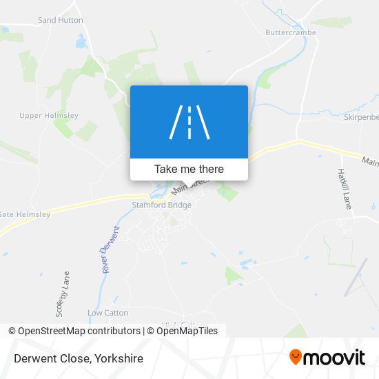 Derwent Close map