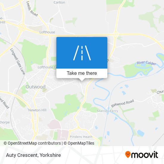 Auty Crescent map