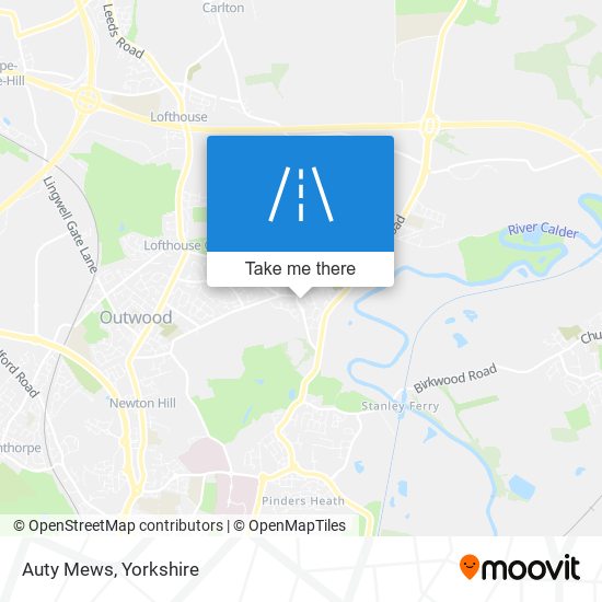 Auty Mews map