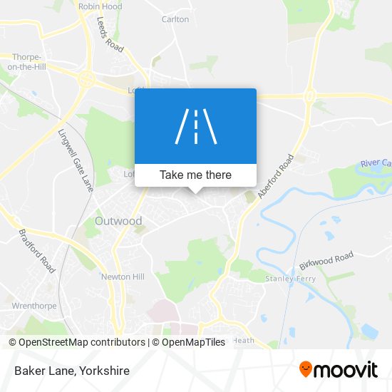 Baker Lane map
