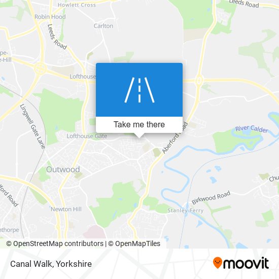 Canal Walk map