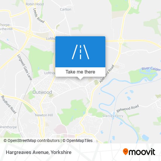Hargreaves Avenue map