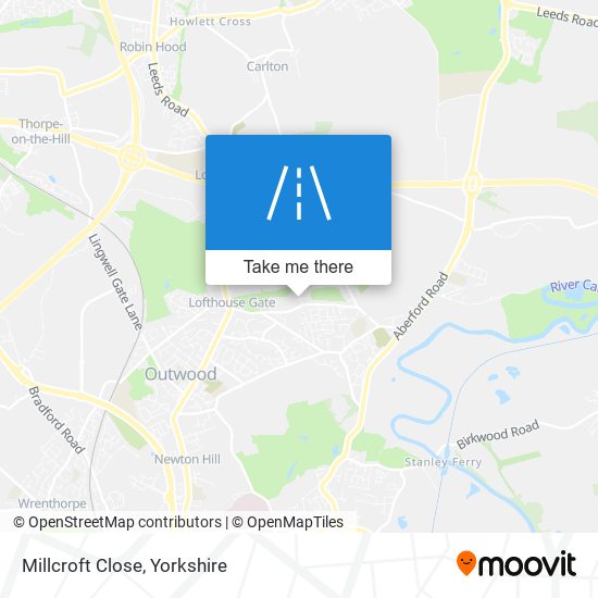 Millcroft Close map