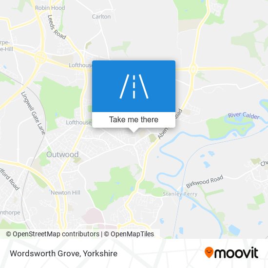 Wordsworth Grove map