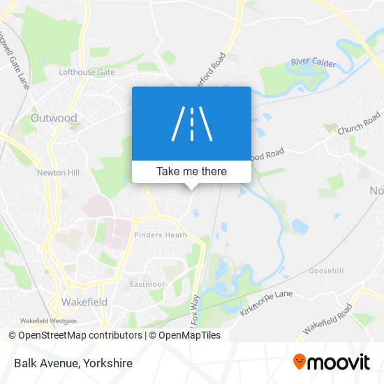 Balk Avenue map