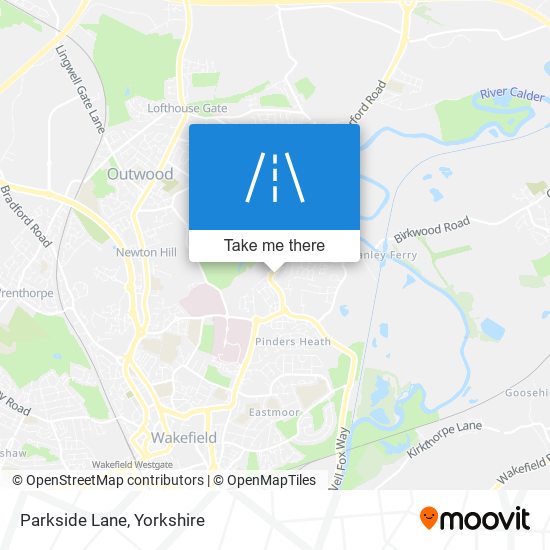 Parkside Lane map