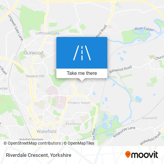 Riverdale Crescent map