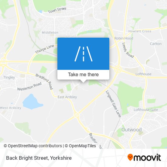 Back Bright Street map