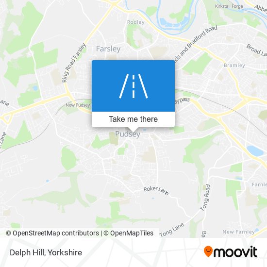 Delph Hill map