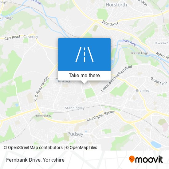Fernbank Drive map