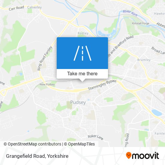 Grangefield Road map