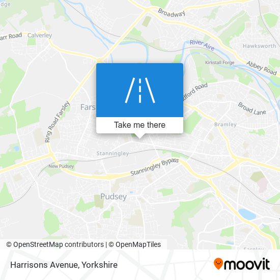 Harrisons Avenue map